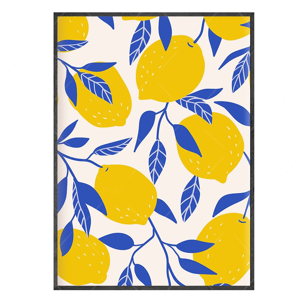 CORX Designs - Fruit Lemon Orange Papaya Canvas Art - Review