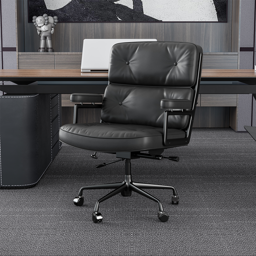 CORX Designs - Eames Mid-Century Executive Office Chair with Genuine Italian Leather - Review