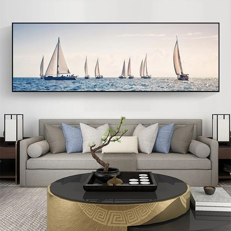 CORX Designs - Sailing Boat Seascape Canvas Art - Review