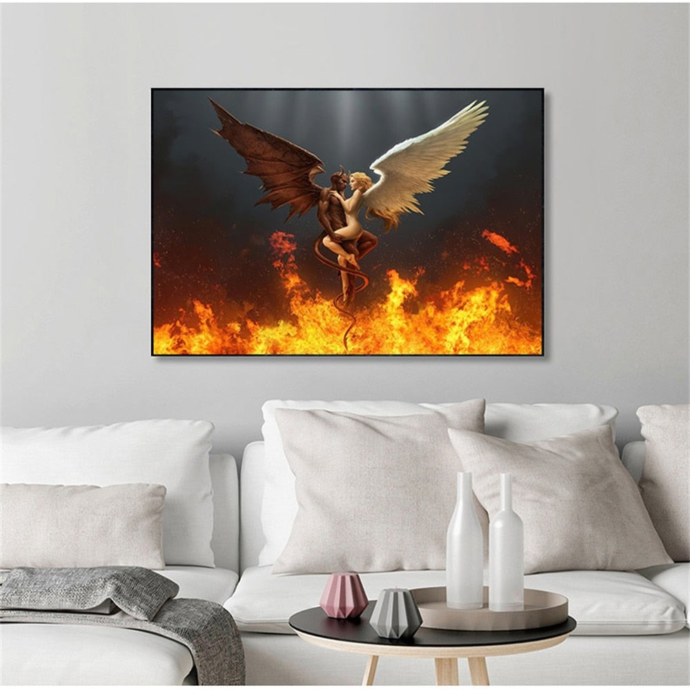 CORX Designs - Angel and Demon Canvas Art - Review