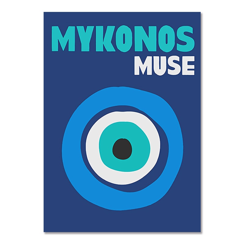 CORX Designs - Ibiza Mykonos Muse Eye Tulum Coral Flower Canvas Art - Review