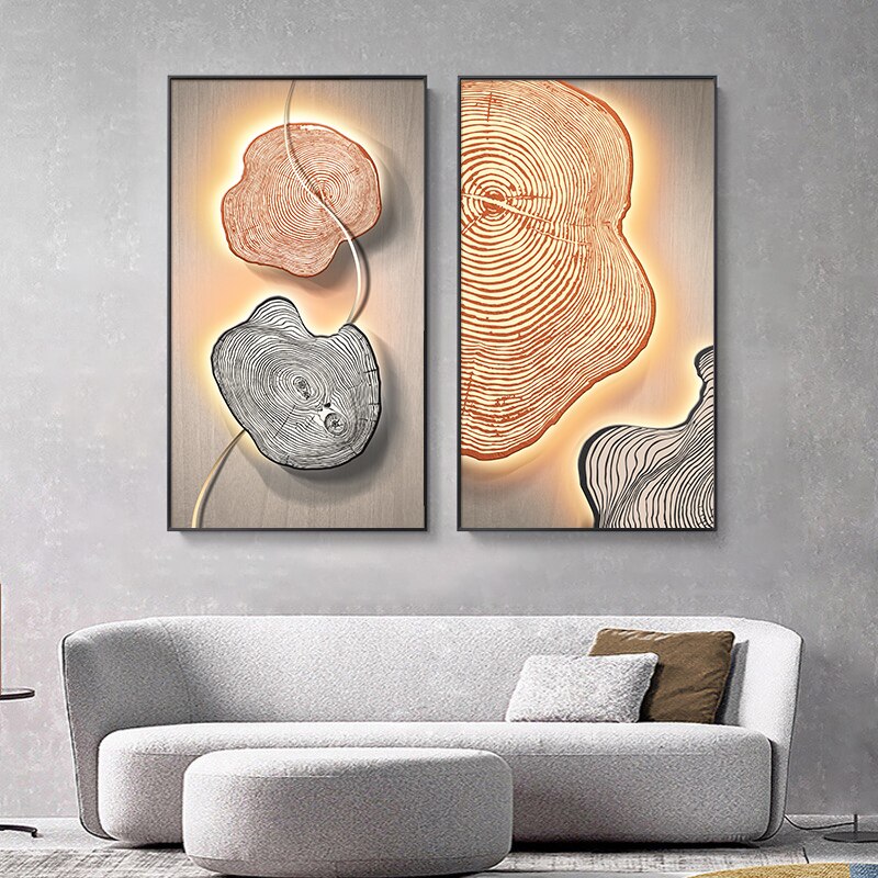 CORX Designs - Abstract Tree Annual Ring Canvas Art - Review