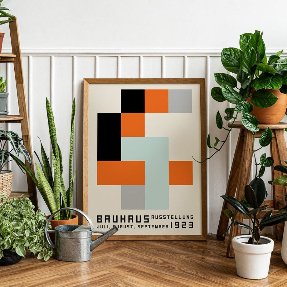 CORX Designs - Bauhaus Abstract Colorful Geometric Canvas Art - Review