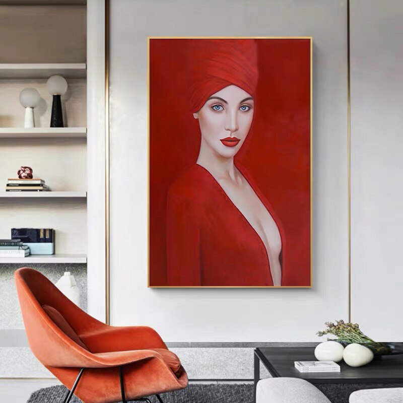CORX Designs - Woman In Red Dress Canvas Art - Review
