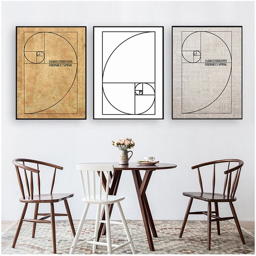 CORX Designs - Fibonacci Spiral Blueprint Canvas Art - Review