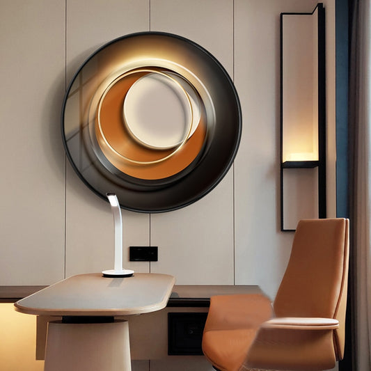 CORX Designs - Modern Luxury Geometric Round Canvas Art - Review