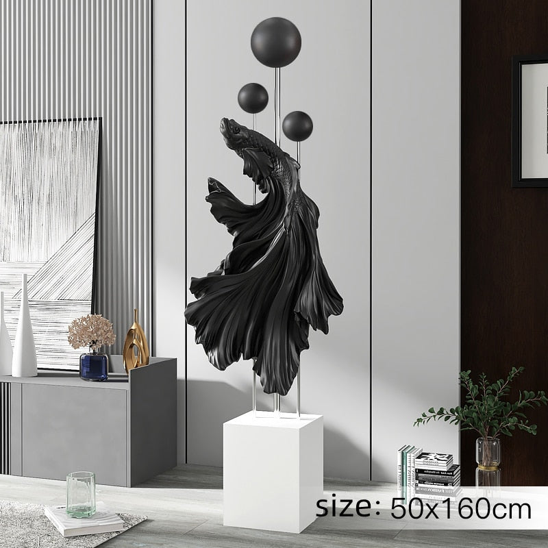 CORX Designs - Siamese Fighting Fish Large Lobby Statue - Review