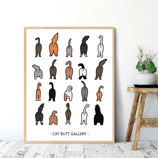 CORX Designs - Funny Cat Gallery Wall Art Canvas - Review