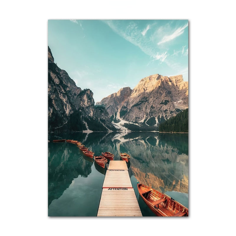 CORX Designs - Turkey Mountain Sea Canvas Art - Review