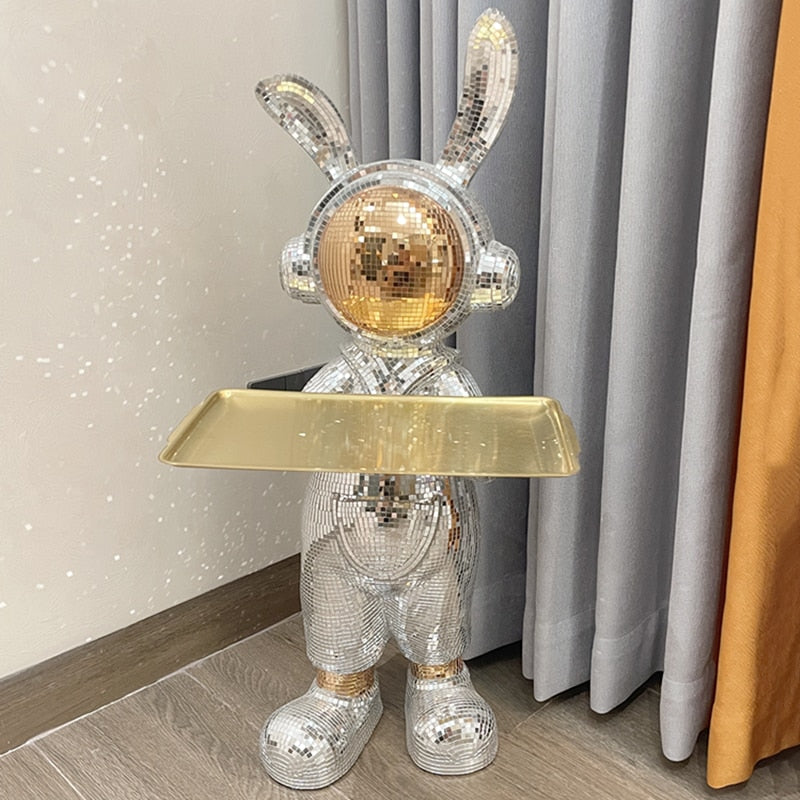 CORX Designs - Disco Ball Astronaut Rabbit Big Statue Tray - Review