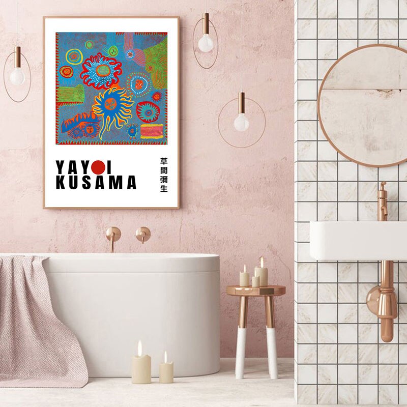 CORX Designs - Yayoi Kusama Mushroom Canvas Art - Review