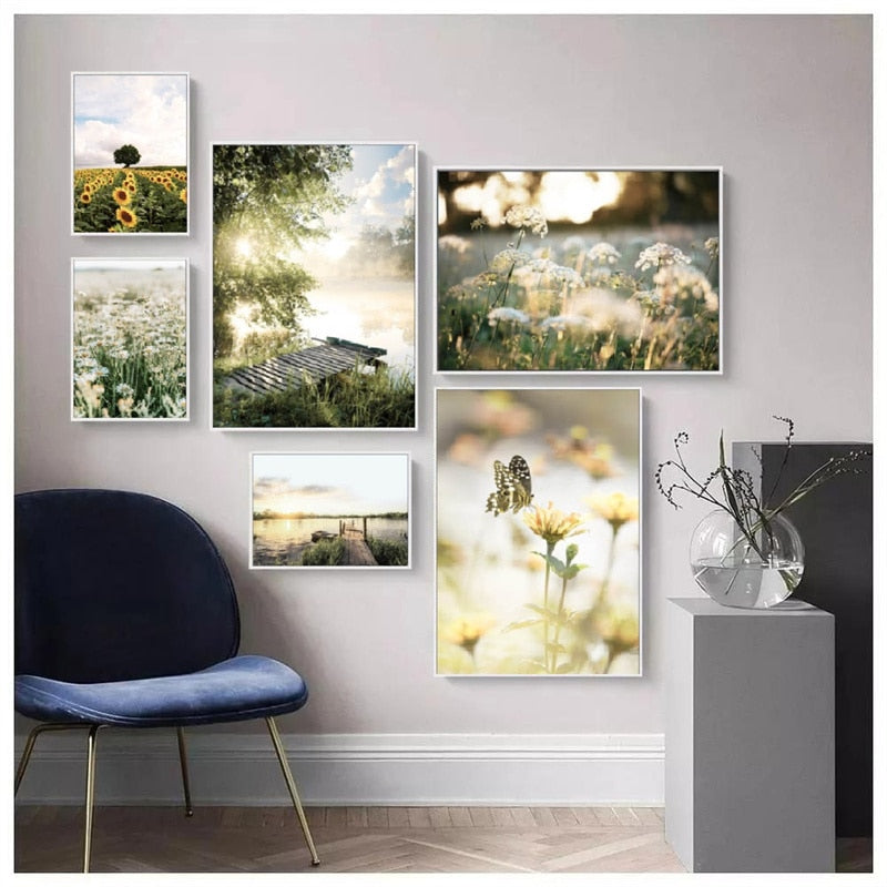 CORX Designs - Spring Morning Sunrise Sunflower Canvas Art - Review