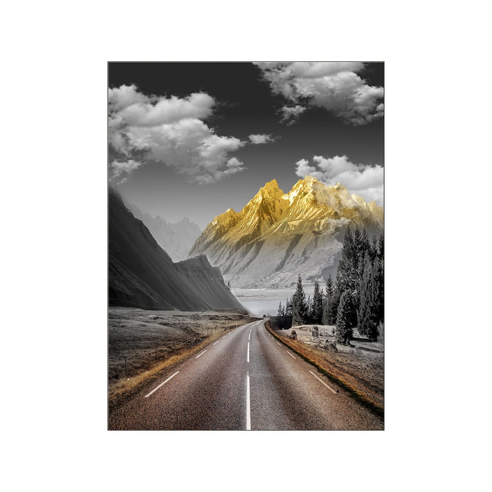 CORX Designs - Golden Mountain Canvas Art - Review