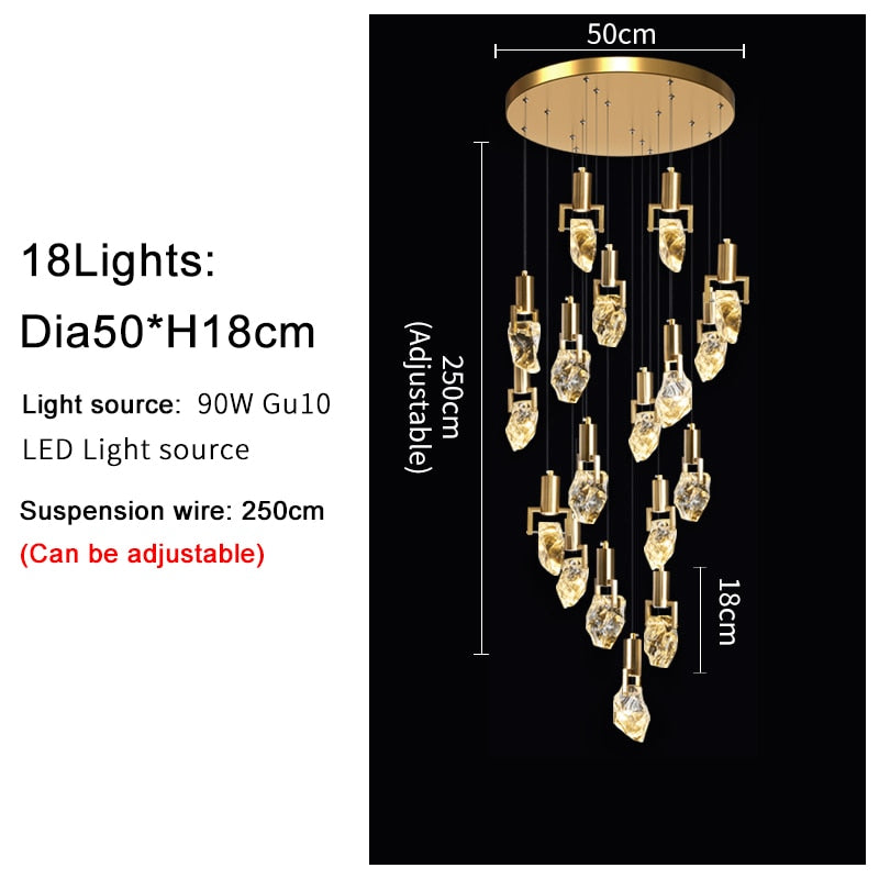 CORX Designs - Golden Diamond Crystal Chandelier - Review
