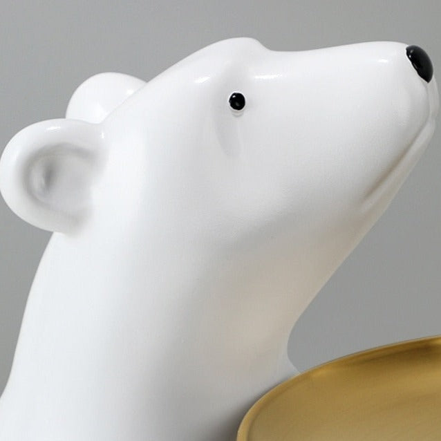 CORX Designs - Polar Bear Snow Board Large Floor Statue with Tray - Review