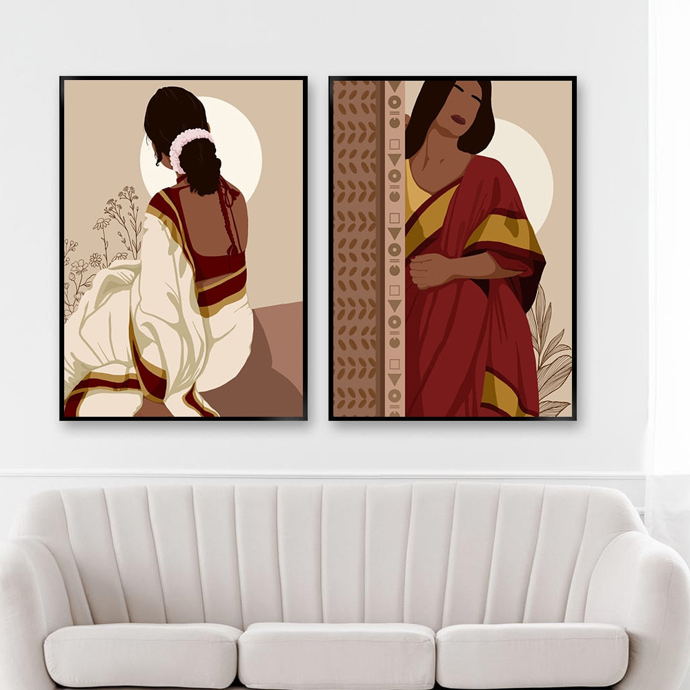 CORX Designs - Indian Woman Wall Art Canvas - Review