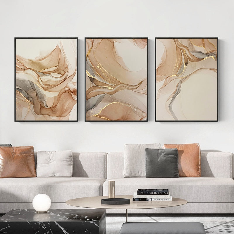 CORX Designs - Beige Marble Canvas Art - Review