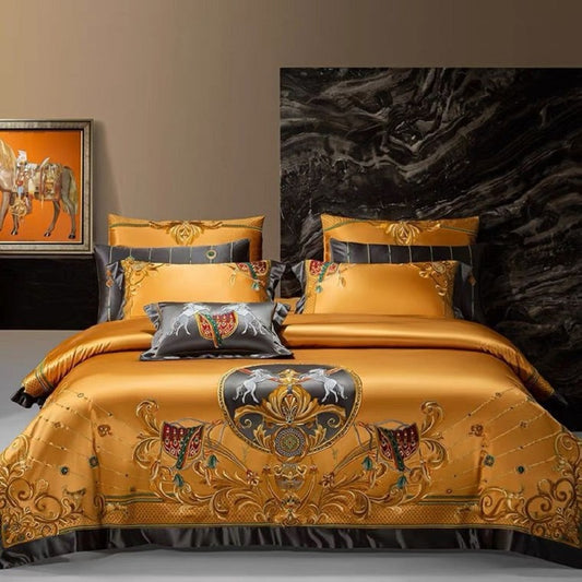 CORX Designs - Ochre Egyptian Cotton Duvet Cover Bedding Set - Review