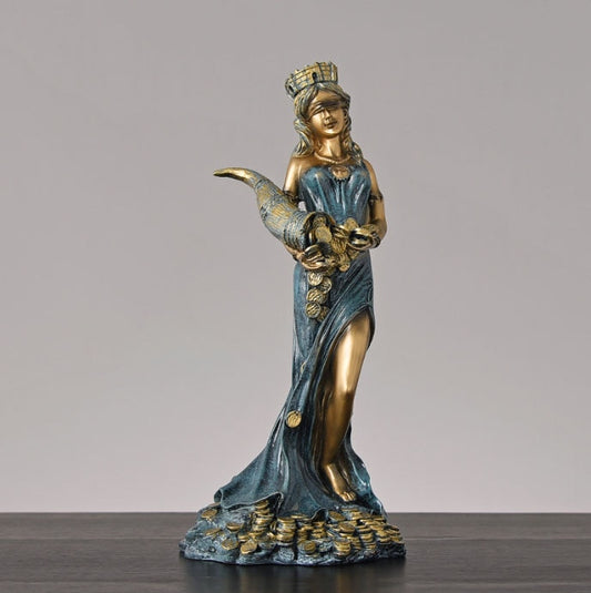 CORX Designs - Blinded Greek Wealth Goddess Statue - Review