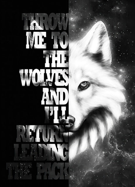 CORX Designs - Wolf Inspiration Quotes Canvas Art - Review