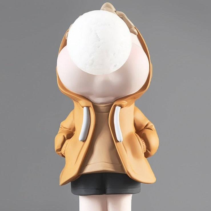 CORX Designs - Boy in Hoodie Bubble Large Statue with Light - Review