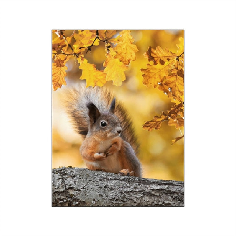 CORX Designs - Autumn Forest Pumpkin Maple Leaves Canvas Art - Review