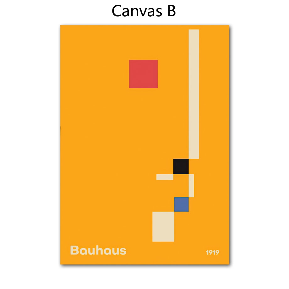 CORX Designs - Bauhaus Abstract Colorful Geometric Canvas Art - Review