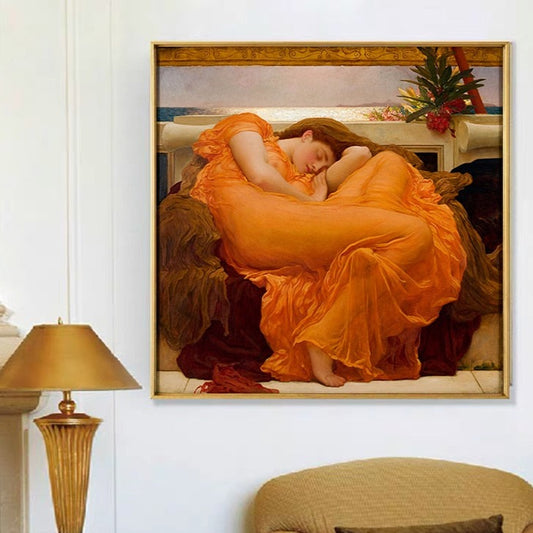 CORX Designs - Sleeping Beauty Orange Canvas Art - Review