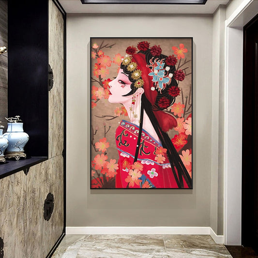 CORX Designs - Chinese Traditional Peking Opera Female Canvas Art - Review