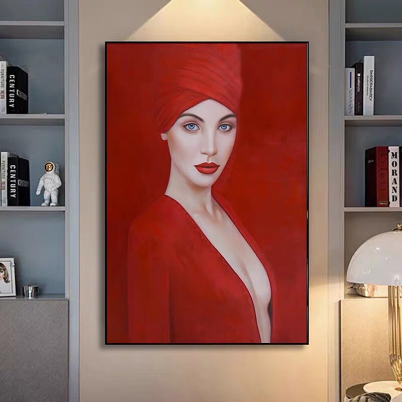 CORX Designs - Woman In Red Dress Canvas Art - Review