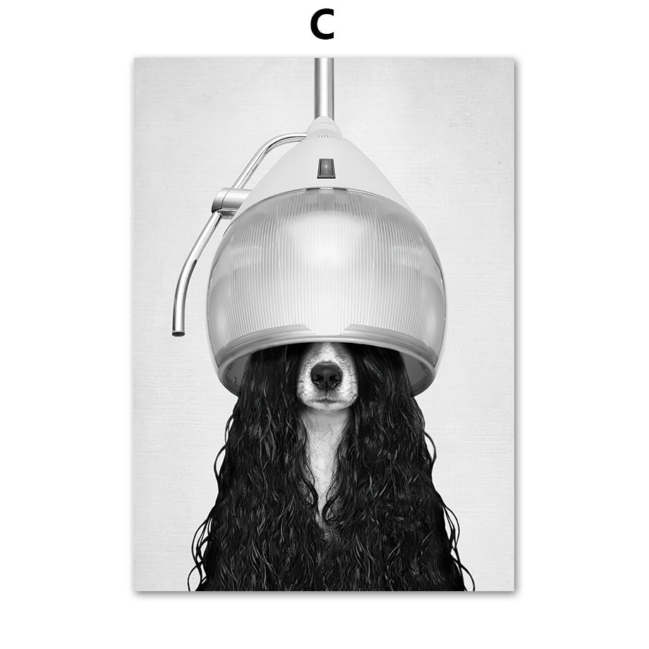 CORX Designs - Black and White Cute Dog Canvas Art - Review