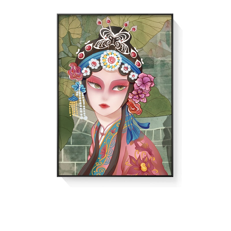 CORX Designs - Chinese Traditional Peking Opera Female Canvas Art - Review