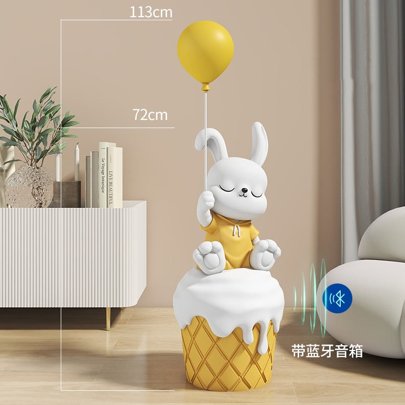 CORX Designs - Cute Bunny Statue with Light and Bluetooth Speaker - Review