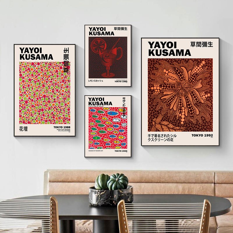 CORX Designs - Yayoi Kusama Exhibition Canvas Art - Review