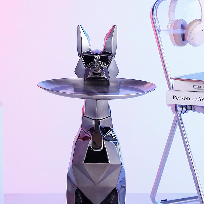 CORX Designs - Electroplated Doberman Dog Tray Statue - Review