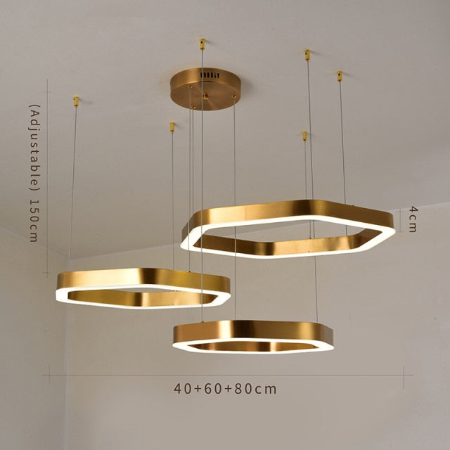 CORX Designs - Luxury Golden Hexagon Hanging Lights - Review