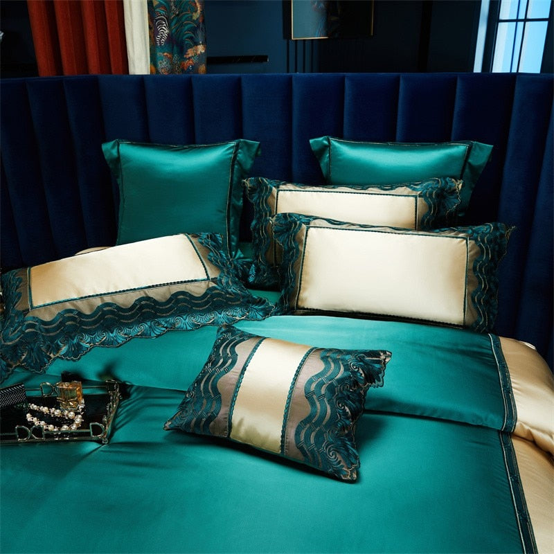 CORX Designs - Genoa Luxurious Lace Duvet Cover Bedding Set - Review