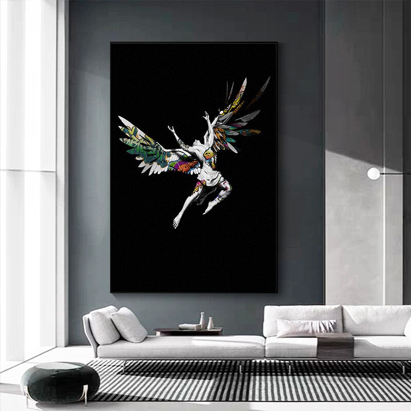CORX Designs - Greek Statue Graffiti Canvas Art - Review