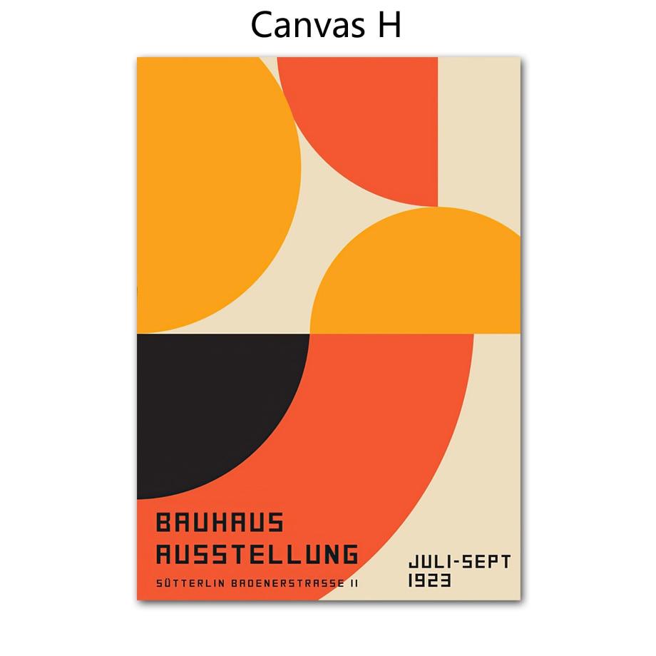 CORX Designs - Bauhaus Abstract Colorful Geometric Canvas Art - Review