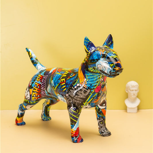 CORX Designs - Graffiti Bullterrier Resin Statue - Review