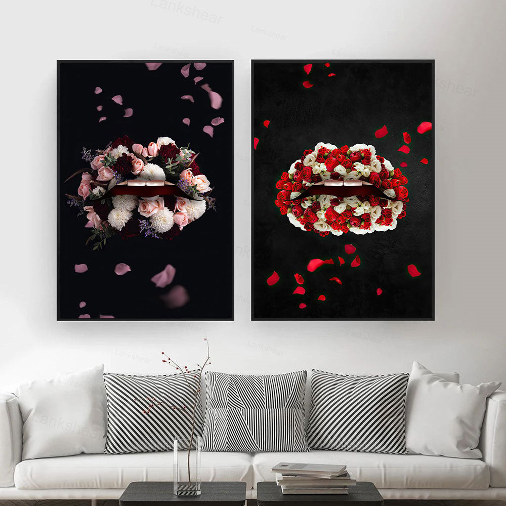 CORX Designs - Rose Lips Canvas Art - Review