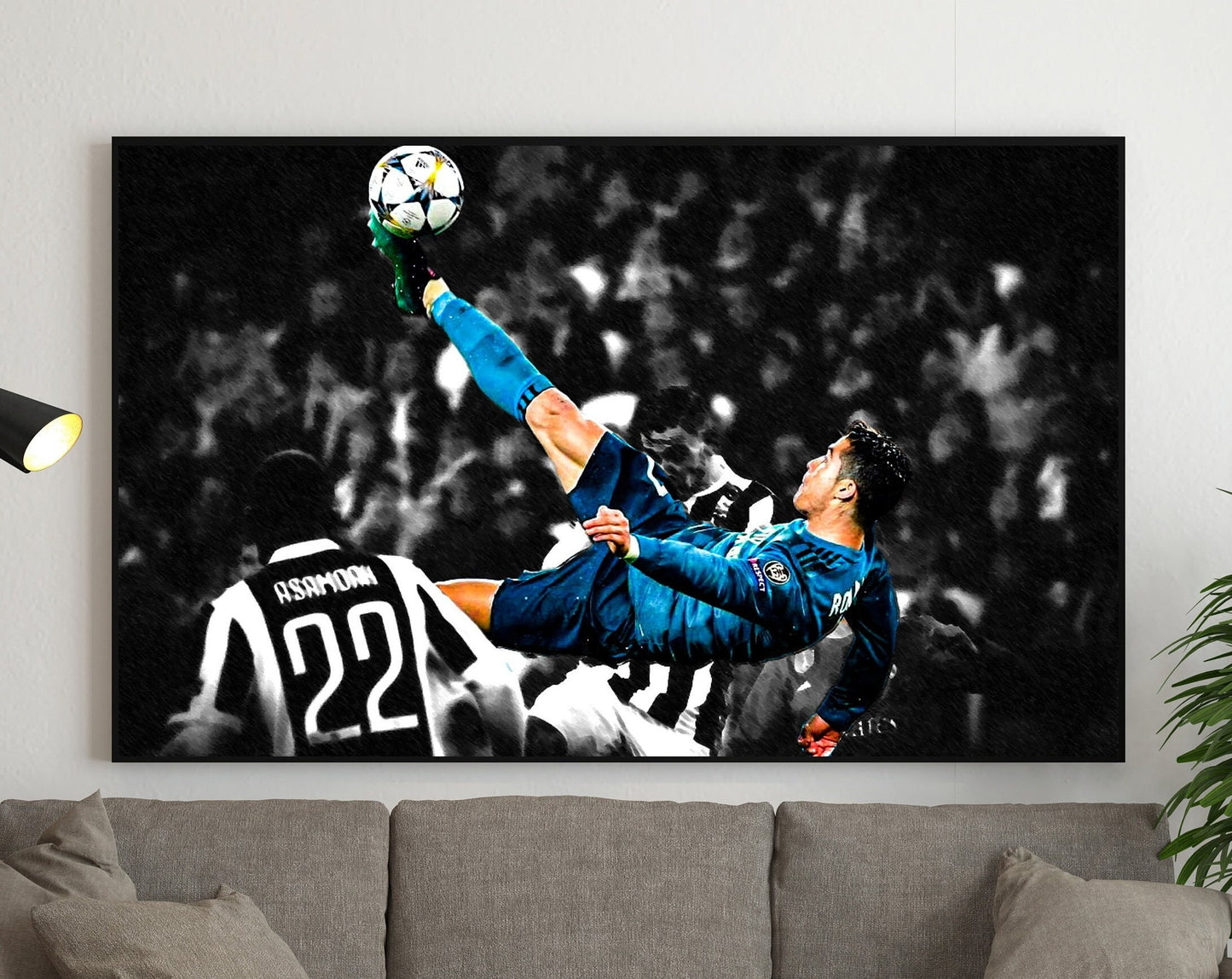 CORX Designs - Football Legend CR7 Cristiano Ronaldo Canvas Art - Review