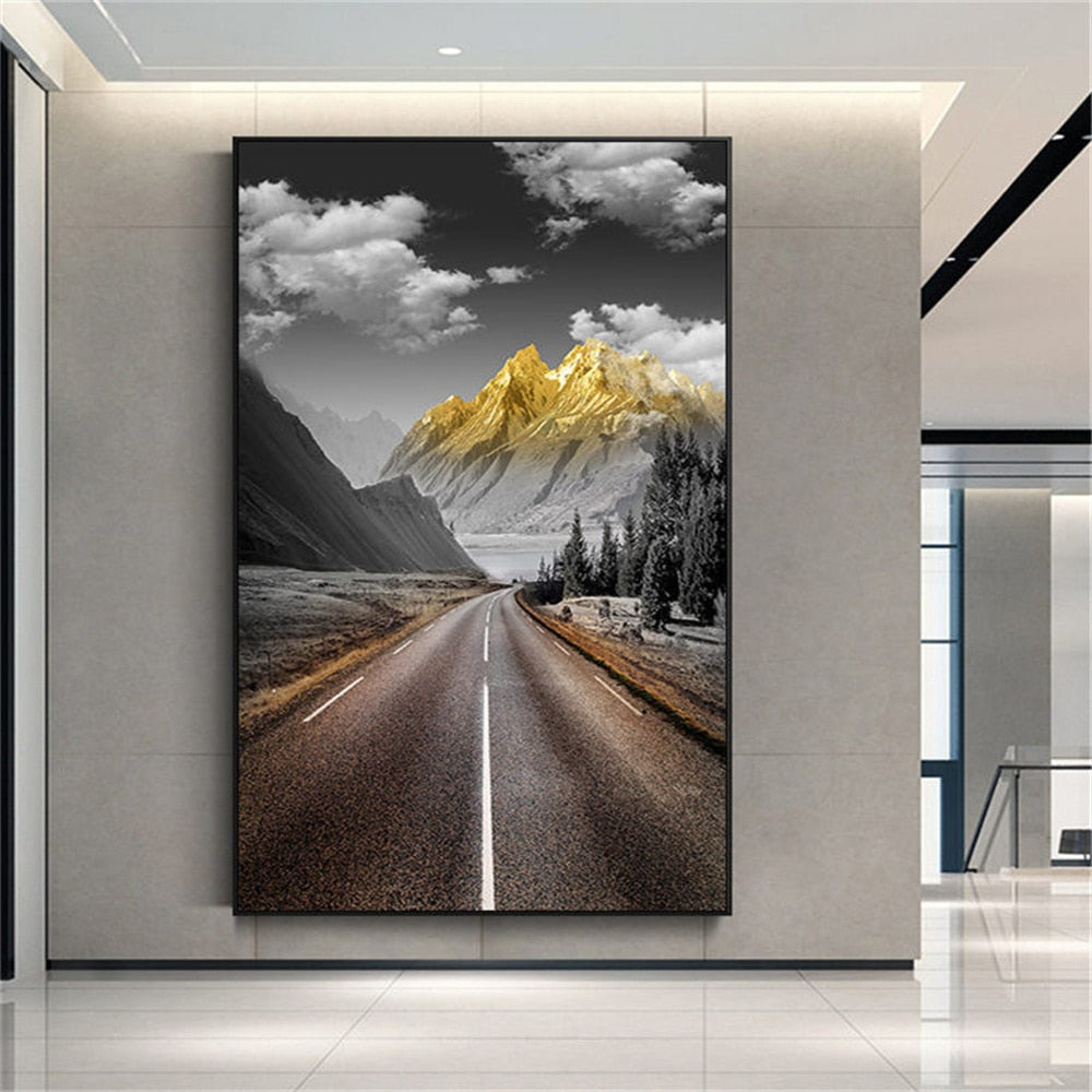 CORX Designs - Golden Mountain Canvas Art - Review