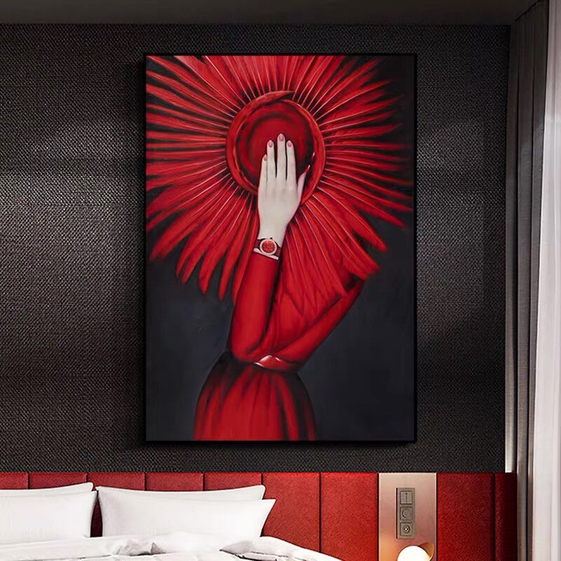 CORX Designs - Woman In Red Dress Canvas Art - Review
