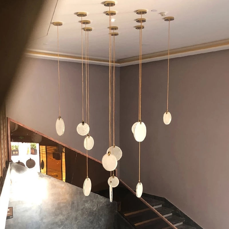 CORX Designs - Marble Crystal Staircase Chandelier - Review
