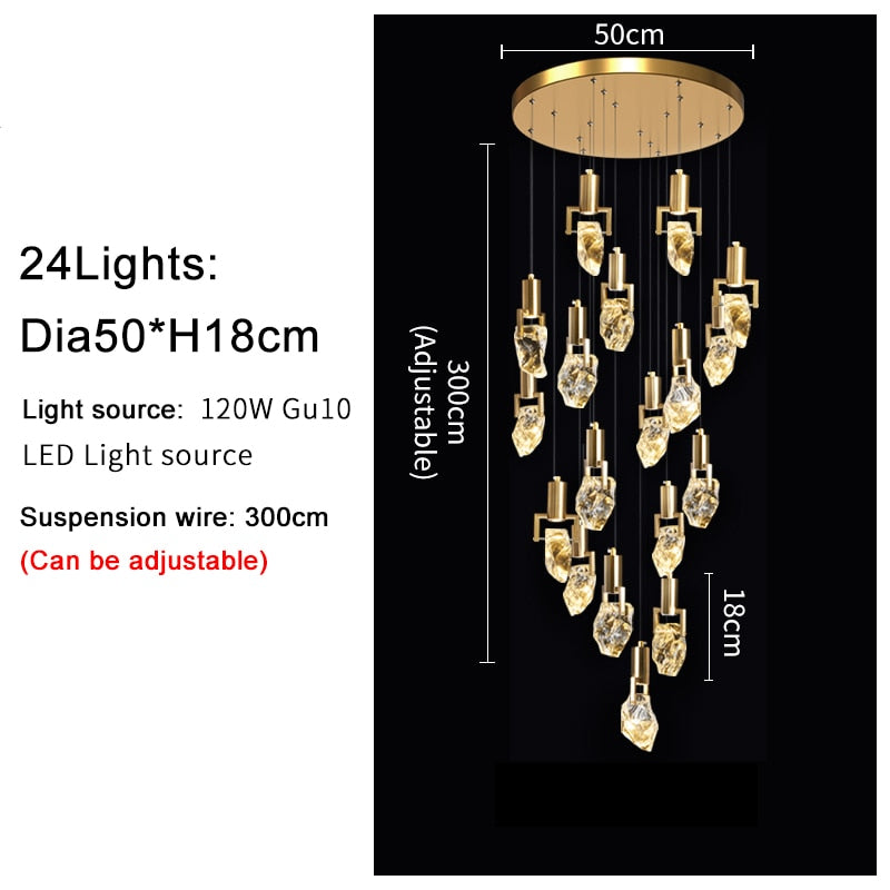 CORX Designs - Golden Diamond Crystal Chandelier - Review