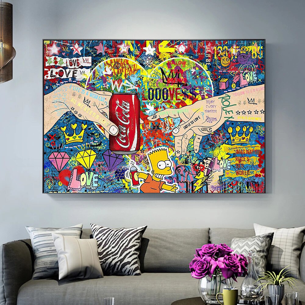 CORX Designs - Graffiti The Creation Of Adam Cola Canvas Art - Review
