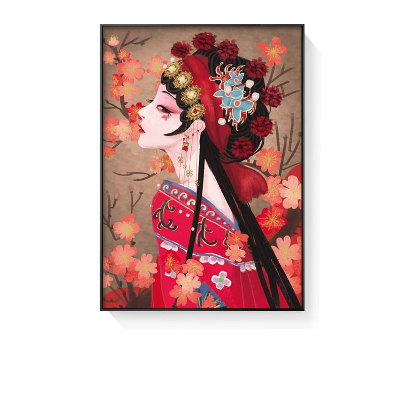 CORX Designs - Chinese Traditional Peking Opera Female Canvas Art - Review
