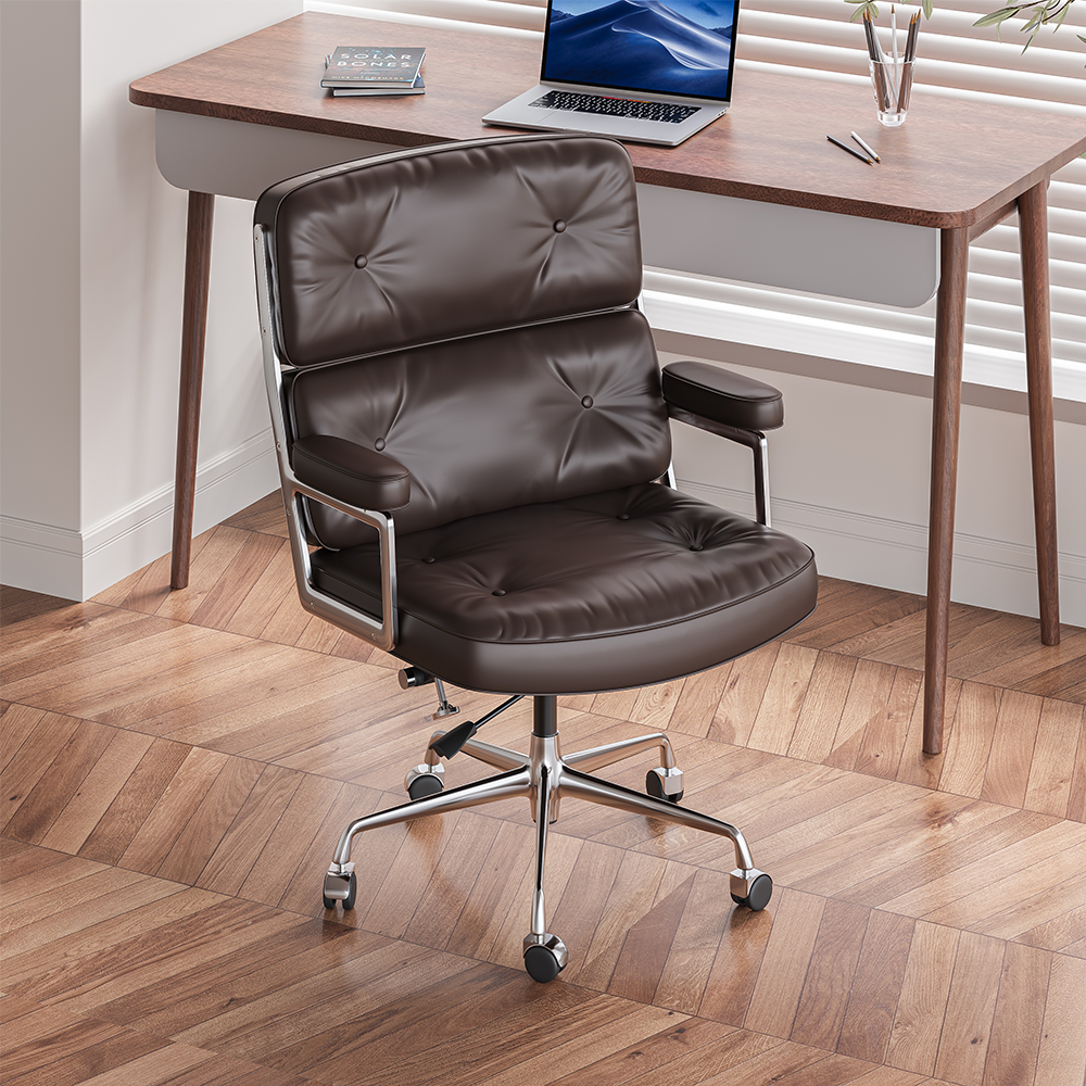 CORX Designs - Eames Mid-Century Executive Office Chair with Genuine Italian Leather - Review