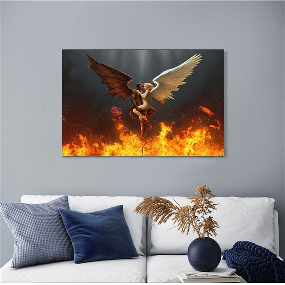 CORX Designs - Angel and Demon Canvas Art - Review